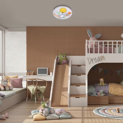 Rabalux - LED-plafondlamp voor kinderkamer LED/24W/230V 3000K Ø 37,5 cm