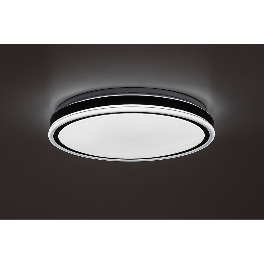 Rabalux - dimbare LED-plafondlamp LED/20W/230V 3000-6500K Ø 38,5 cm zwart + afstandsbediening