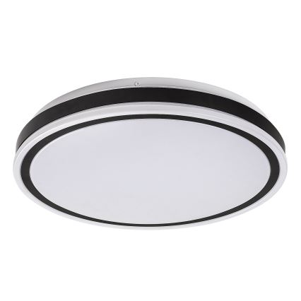 Rabalux - dimbare LED-plafondlamp LED/20W/230V 3000-6500K Ø 38,5 cm zwart + afstandsbediening