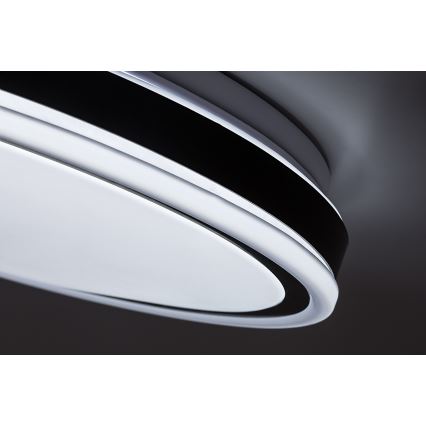 Rabalux - dimbare LED-plafondlamp LED/20W/230V 3000-6500K Ø 38,5 cm zwart + afstandsbediening