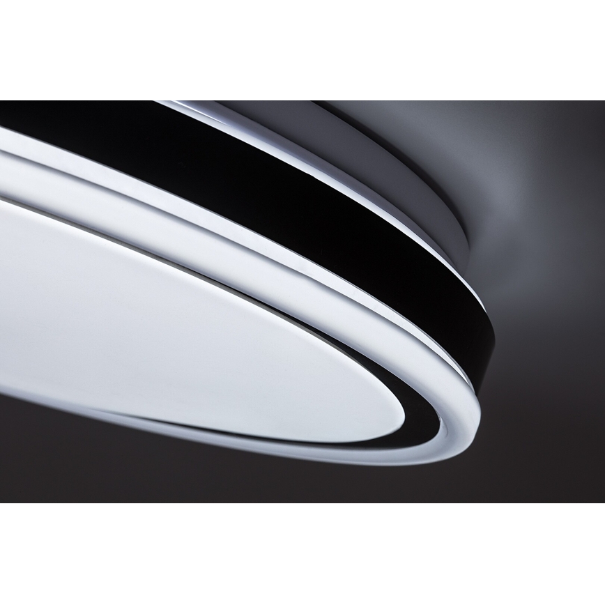 Rabalux - dimbare LED-plafondlamp LED/20W/230V 3000-6500K Ø 38,5 cm zwart + afstandsbediening