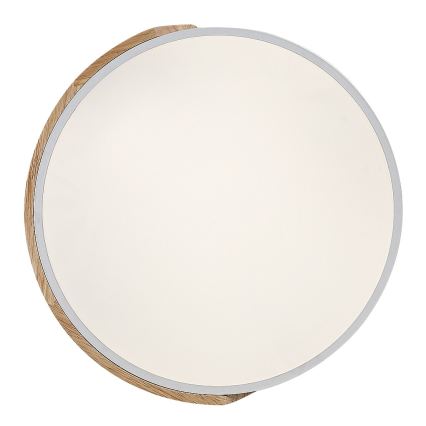 Rabalux - LED plafondlamp LED/24W/230V 3000K wit/eiken Ø 61 cm