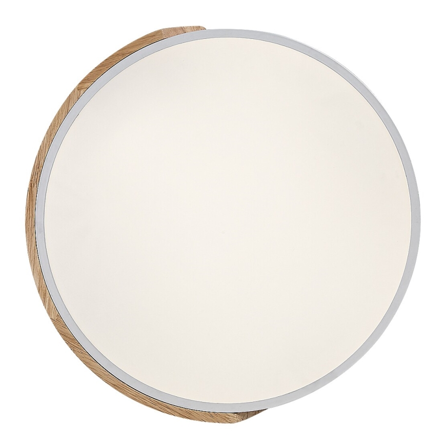 Rabalux - LED-plafondlamp LED/40W/230V 3000/4000/6500K wit/eiken Ø 61 cm