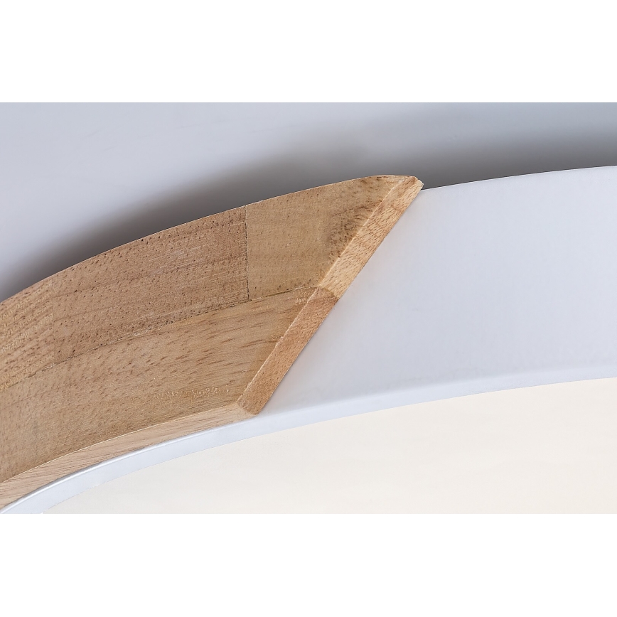 Rabalux - LED-plafondlamp LED/40W/230V 3000/4000/6500K wit/eiken Ø 61 cm