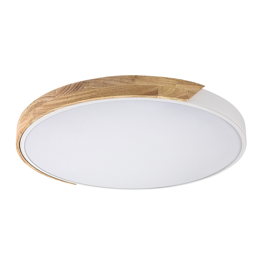 Rabalux - LED-plafondlamp LED/40W/230V 3000/4000/6500K wit/eiken Ø 61 cm