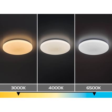 Rabalux - Dimbare LED-plafonnière LED/12W/230V 3000-6500K Ø 26 cm + afstandsbediening