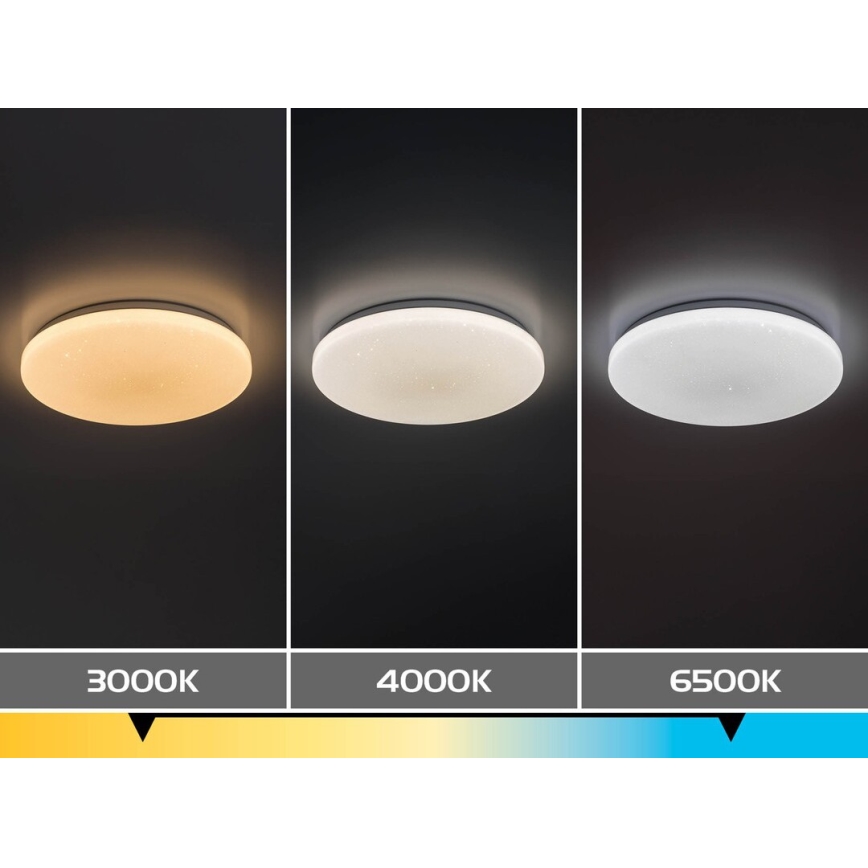 Rabalux - Dimbare LED-plafonnière LED/12W/230V 3000-6500K Ø 26 cm + afstandsbediening