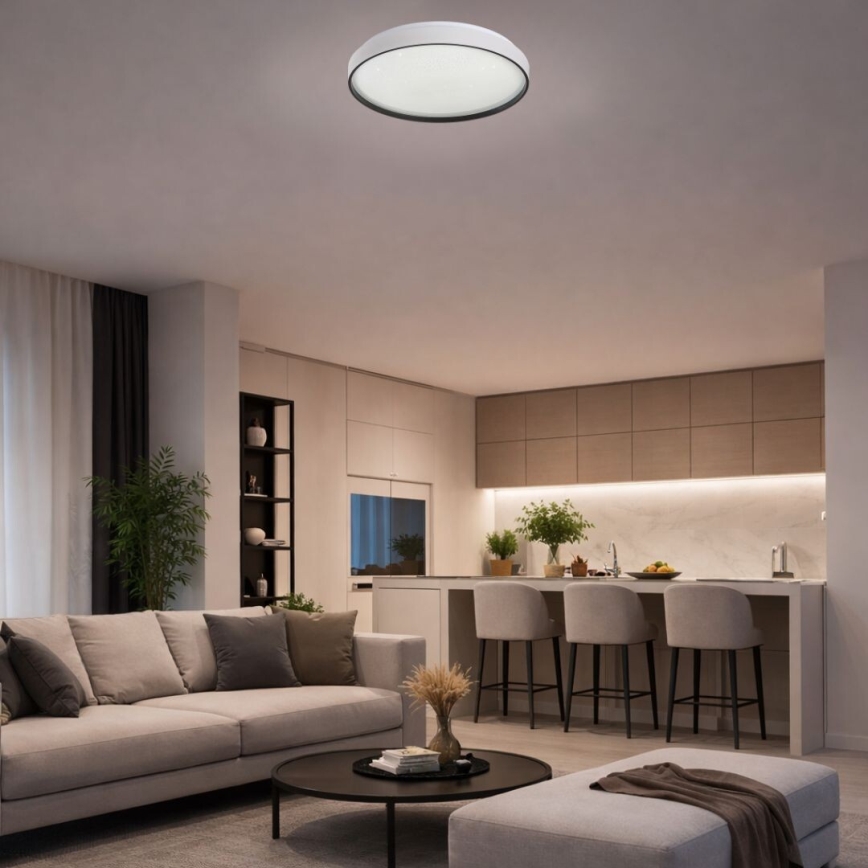 Rabalux - LED-dimbare plafondlamp LED/34W/230V 3000-6500K Ø 38 cm + afstandsbediening