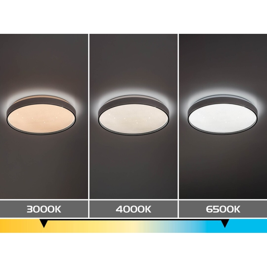 Rabalux - LED-dimbare plafondlamp LED/34W/230V 3000-6500K Ø 38 cm + afstandsbediening