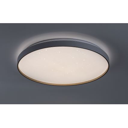 Rabalux - Dimbare LED-plafondlamp, 60 W, 230 V, 3000–6500 K, Ø 58 cm + afstandsbediening