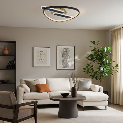 Rabalux - LED dimbare plafondlamp LED/60W/230V 3000-6000K 53x45 cm + afstandsbediening