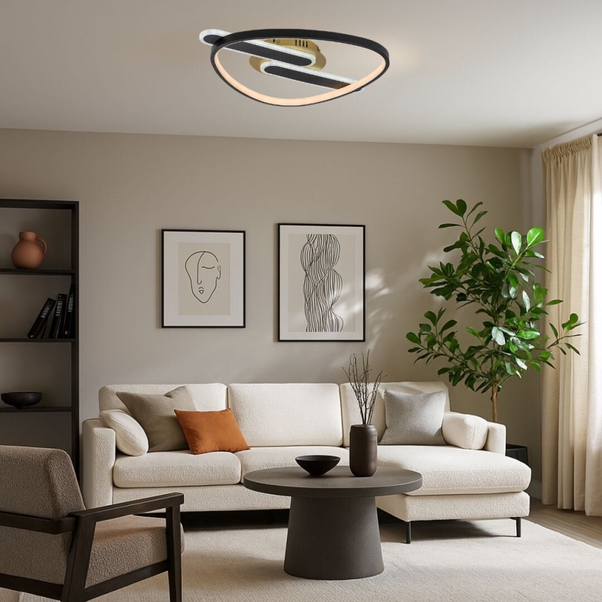 Rabalux - LED dimbare plafondlamp LED/60W/230V 3000-6000K 53x45 cm + afstandsbediening