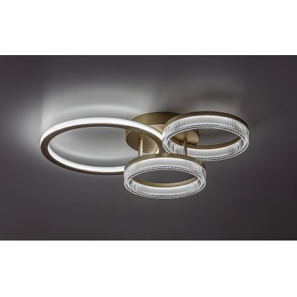 Rabalux - Dimbare LED plafondlamp LED/38W/230V 3000-6500K 58,5x38 cm + afstandsbediening