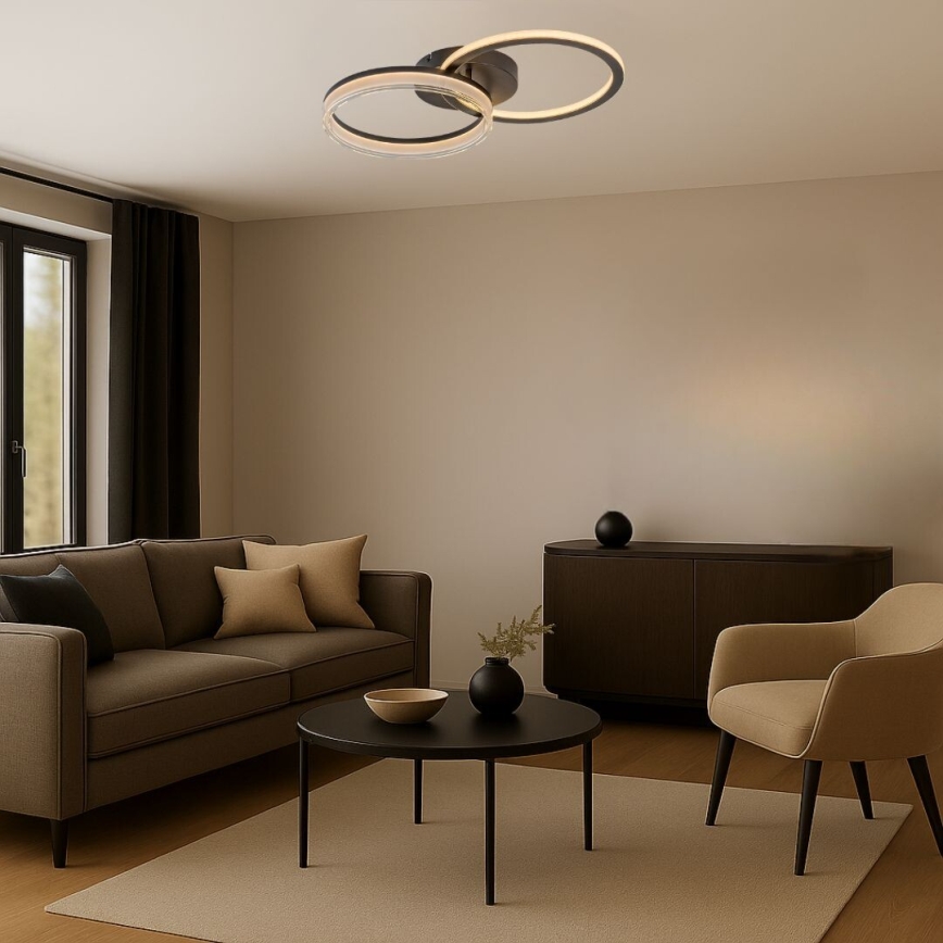 Rabalux - Dimbare LED plafondlamp LED/38W/230V 3000-6500K 60x35 cm + afstandsbediening
