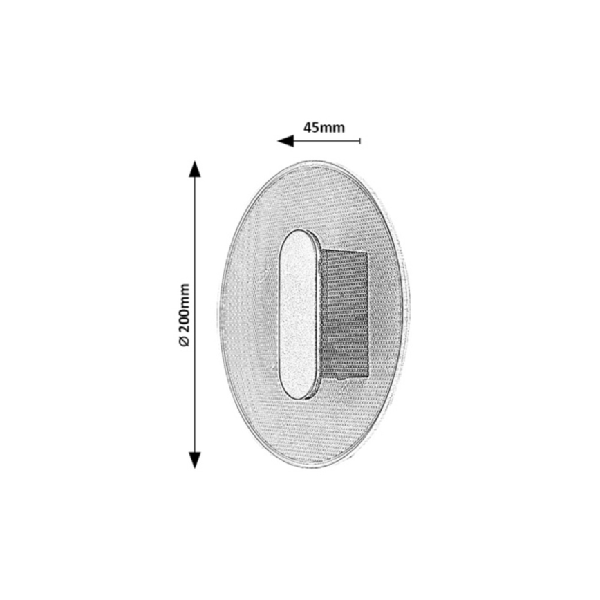 Rabalux - LED-wandlamp LED/6W/230V