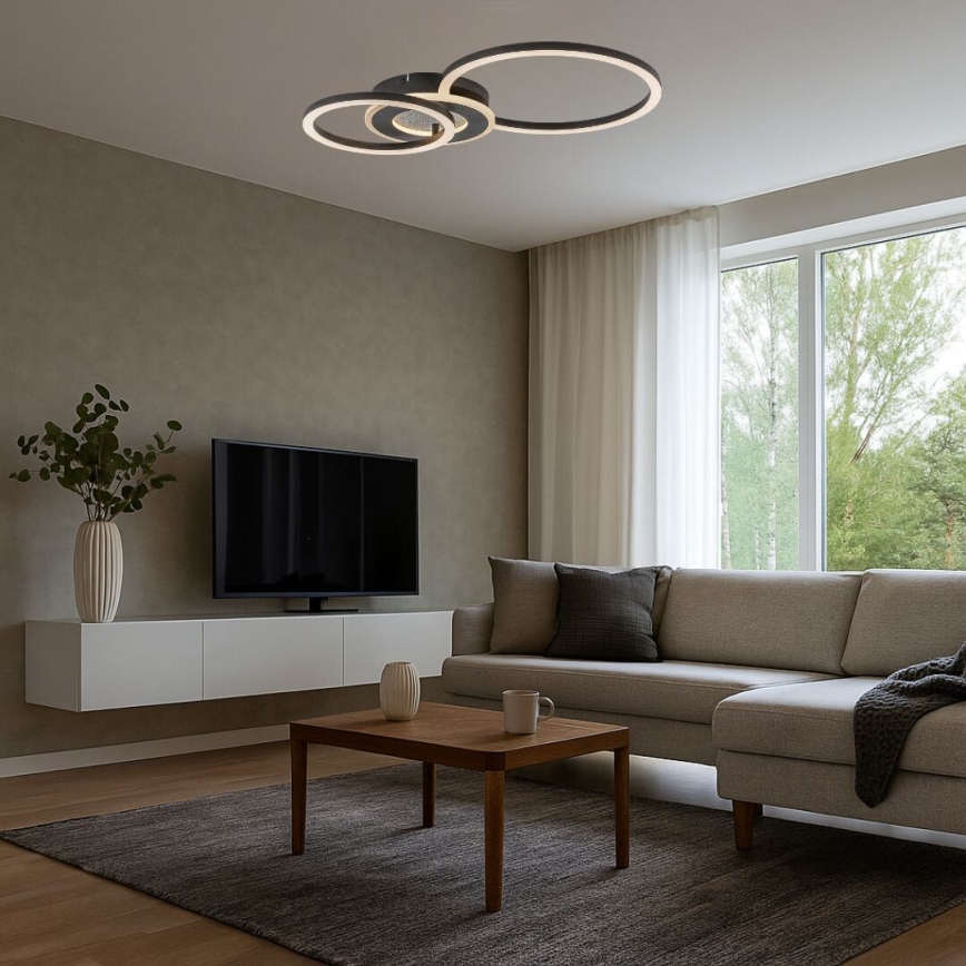 Rabalux - LED dimbare plafondlamp LED/24W/230V 3000-6500K 46x33 cm + afstandsbediening
