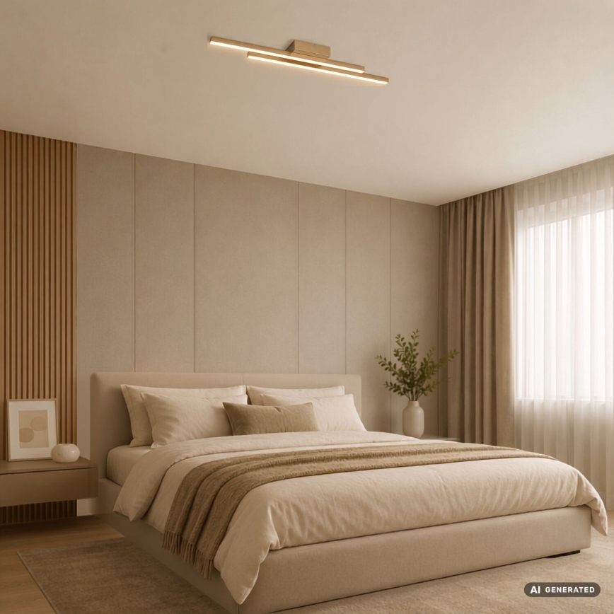 Rabalux - LED plafondlamp LED/12W/230V 3000K goudkleurig