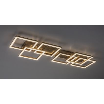 Rabalux - Dimbare LED plafondlamp LED/40W/230V 3000-6500K 33x100 cm goudkleurig + afstandsbediening