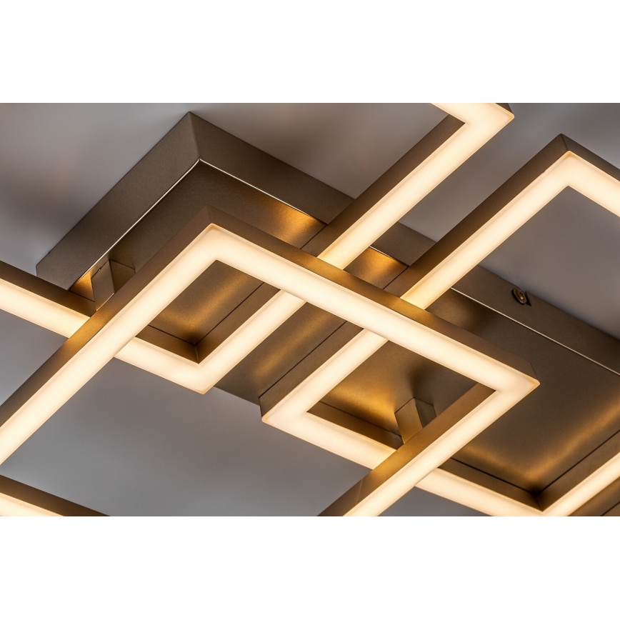 Rabalux - Dimbare LED plafondlamp LED/40W/230V 3000-6500K 33x100 cm goudkleurig + afstandsbediening