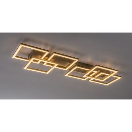 Rabalux - Dimbare LED-plafondlamp LED/40W/230V 3000-6500K 33x100 cm beige + afstandsbediening