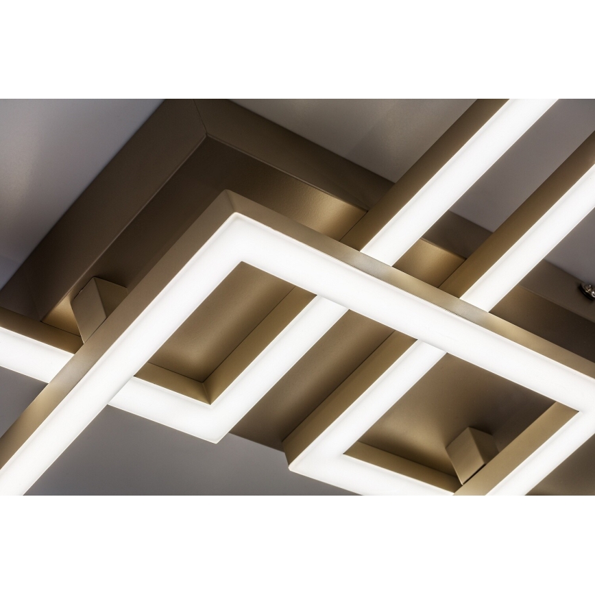 Rabalux - Dimbare LED-plafondlamp LED/40W/230V 3000-6500K 33x100 cm beige + afstandsbediening