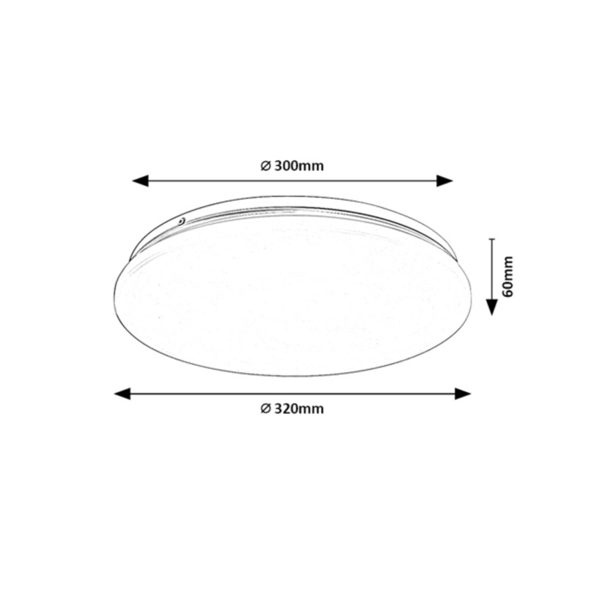 Rabalux - LED-plafondlamp LED/18W/230V 4000K Ø 32 cm