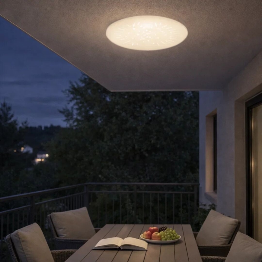 Rabalux - LED plafondlamp voor de badkamer LED/24W/230V IP44 4000K Ø 37,5 cm