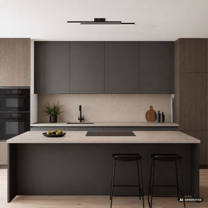Rabalux - LED plafondlamp LED/12W/230V 3000K zwart