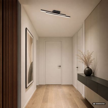 Rabalux - LED plafondlamp LED/12W/230V 3000K zwart