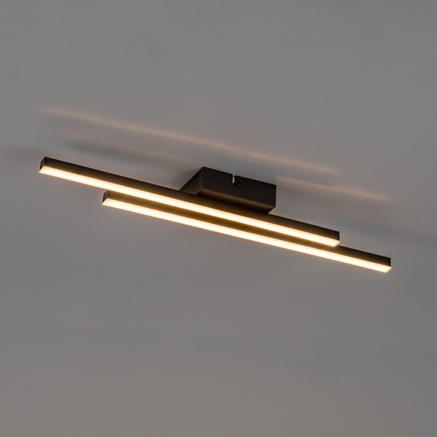 Rabalux - LED plafondlamp LED/12W/230V 3000K zwart