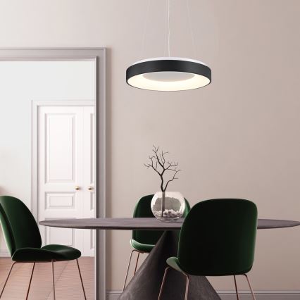 Rabalux - Dimbare LED hanglamp aan een koord LED/38W/230V 3000-6500K zwart + afstandsbediening