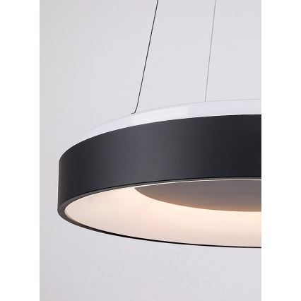 Rabalux - Dimbare LED hanglamp aan een koord LED/38W/230V 3000-6500K zwart + afstandsbediening