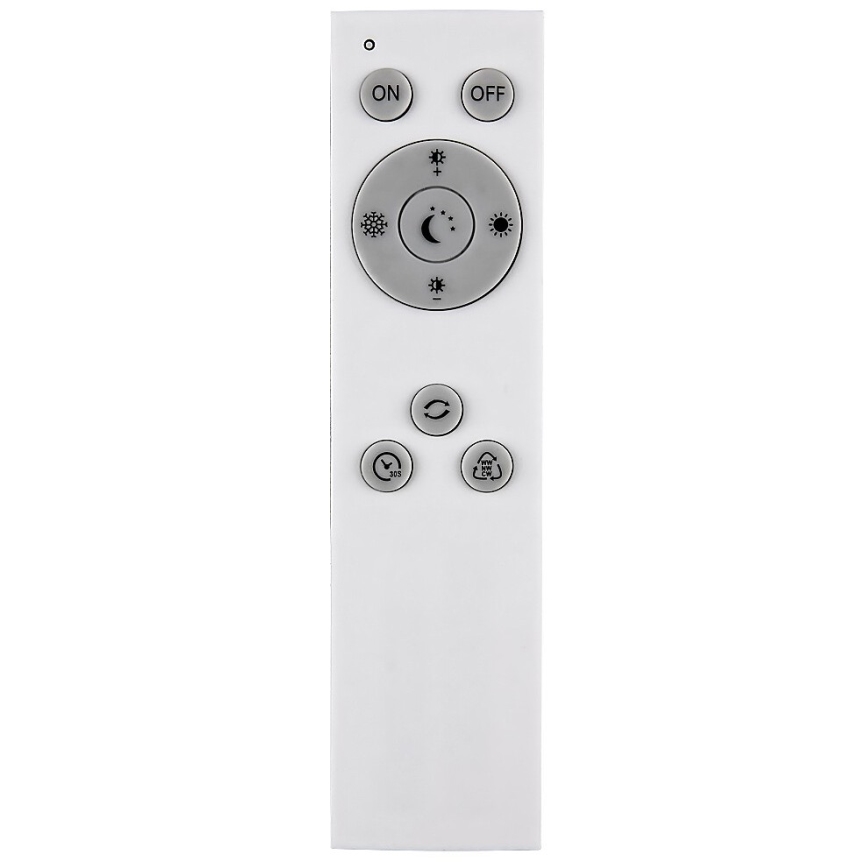 Rabalux - Dimbare LED hanglamp aan een koord LED/38W/230V 3000-6500K zwart + afstandsbediening