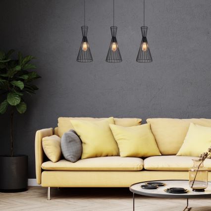 Rabalux - Hanglamp aan kabel 3xE27/60W/230V