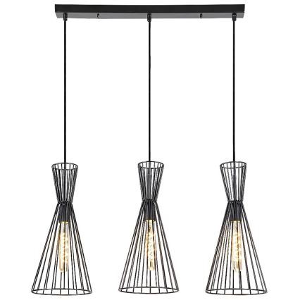Rabalux - Hanglamp aan kabel 3xE27/60W/230V