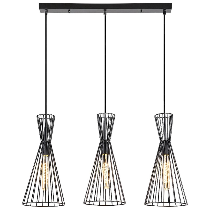 Rabalux - Hanglamp aan kabel 3xE27/60W/230V