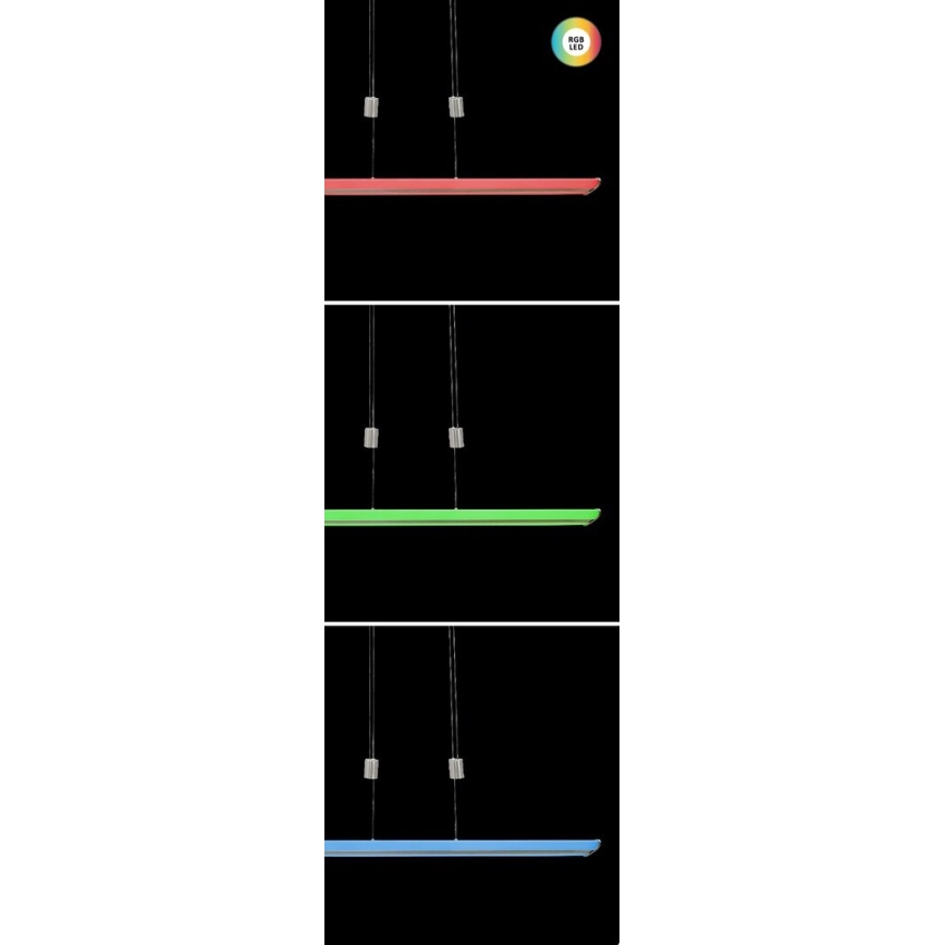 Rabalux - LED RGB Dimbare hanglamp aan een koord LED/24W/230V Wi-Fi Tuya + afstandsbediening