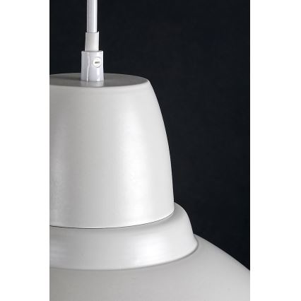 Rabalux - Hanglamp met kabel 1xE27/60W/230V Ø 36 cm wit