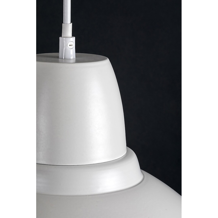 Rabalux - Hanglamp met kabel 1xE27/60W/230V Ø 36 cm wit