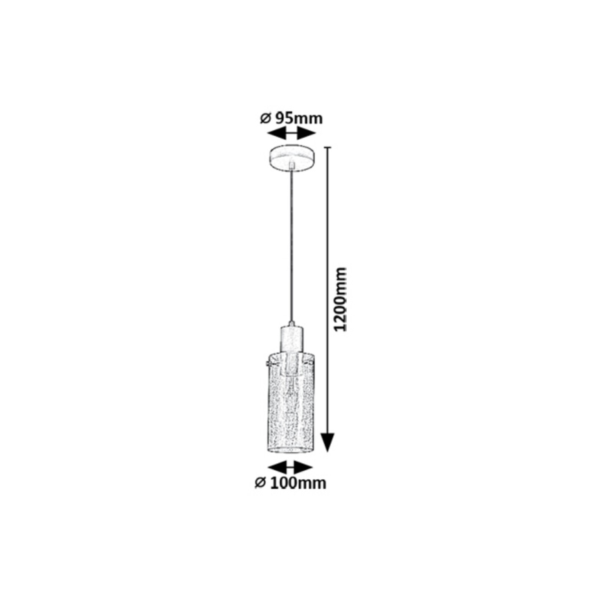 Rabalux - Hanglamp aan een koord 1xE27/60W/230V