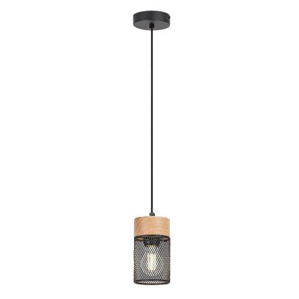 Rabalux - Hanglamp aan kabel 1xE27/25W/230V beukenhout