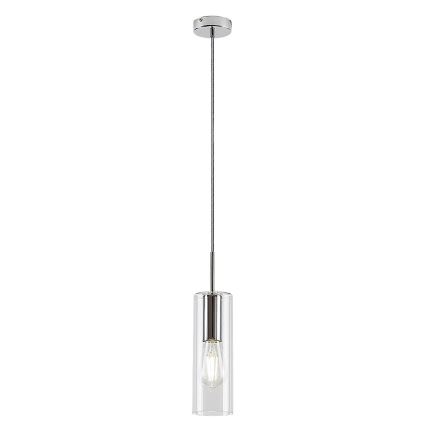Rabalux - Hanglamp aan een koord 1xE27/40W/230V doorzichtig/glanzend chroom