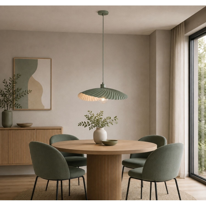 Rabalux - Hanglamp aan kabel 1xE27/40W/230V groen