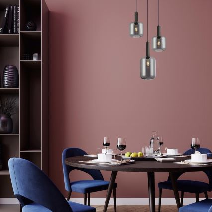 Rabalux - Hanglamp aan kabel 3xE27/40W/230V