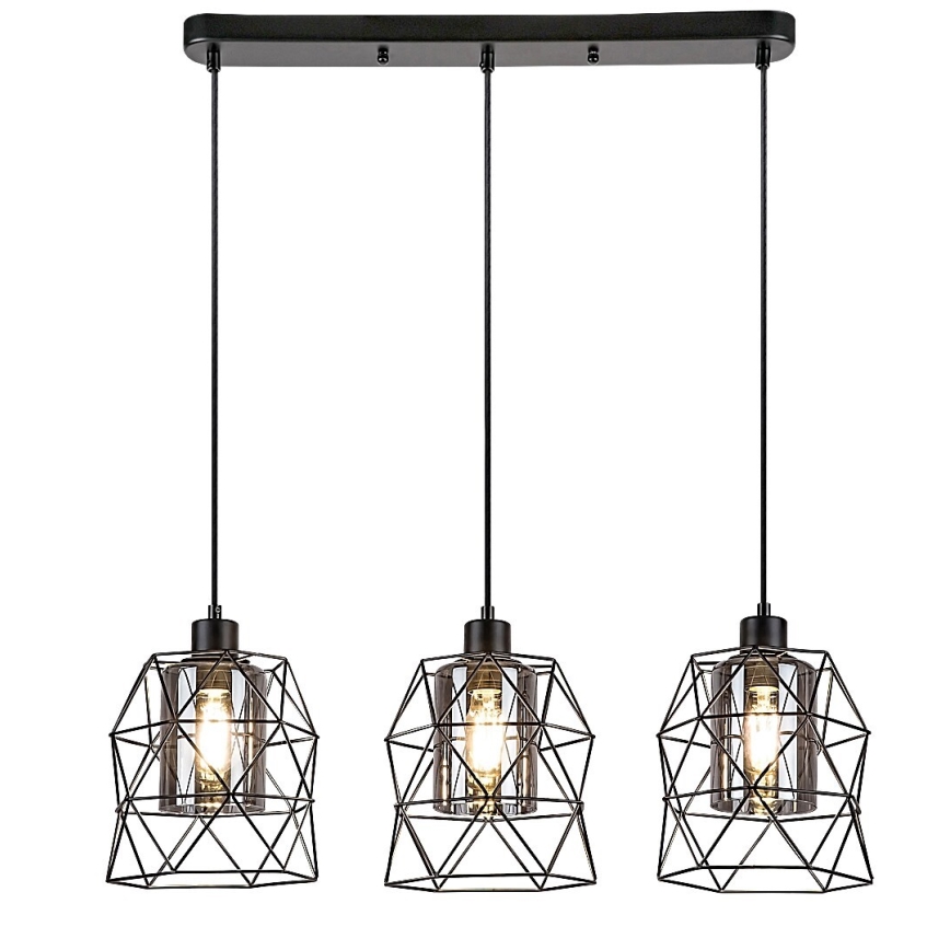 Rabalux - Hanglamp aan kabel 3xE27/40W/230V