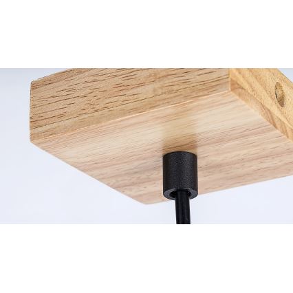 Rabalux - Hanglamp aan een koord 1xGU10/5W/230V eiken