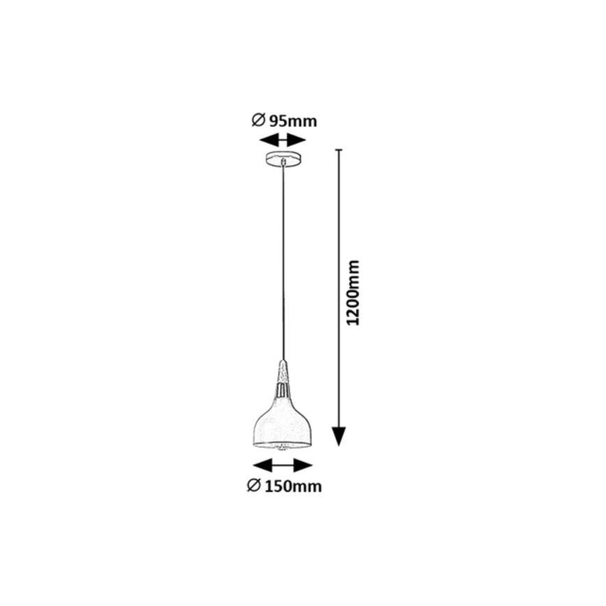 Rabalux - Hanglamp aan een koord 1xE27/40W/230V