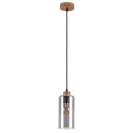 Rabalux - Hanglamp aan kabel 1xE27/25W/230V eiken