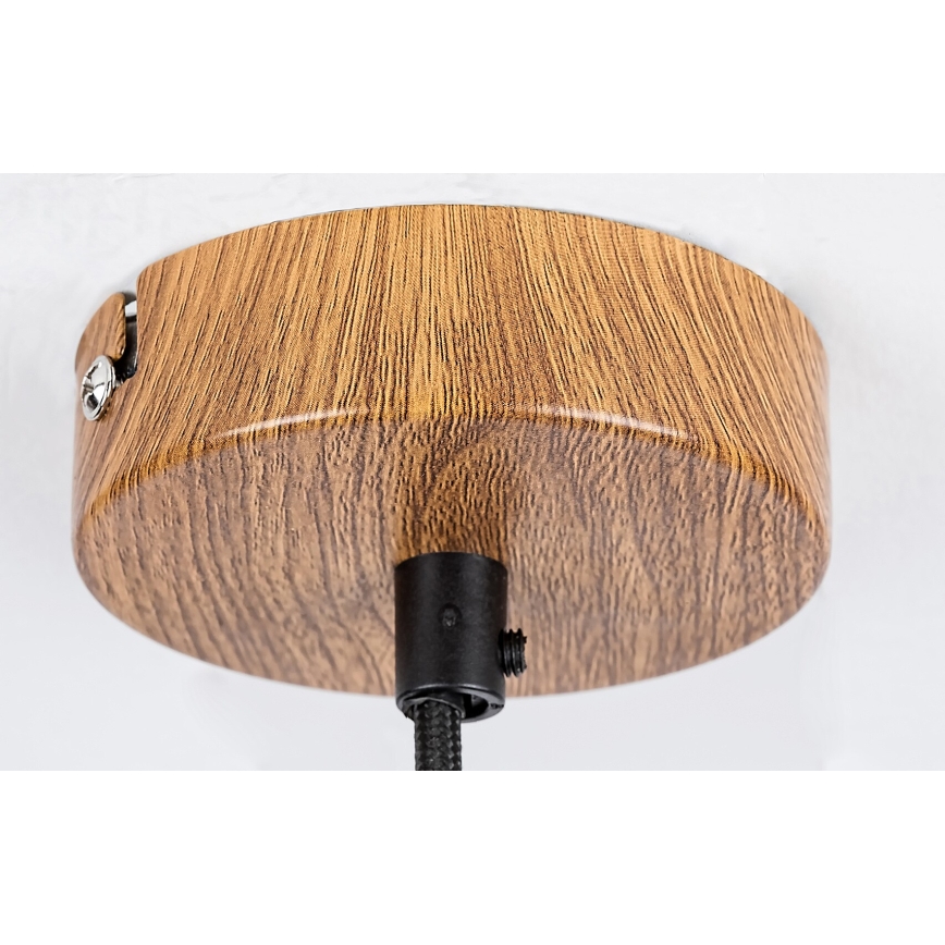 Rabalux - Hanglamp aan kabel 1xE27/25W/230V eiken