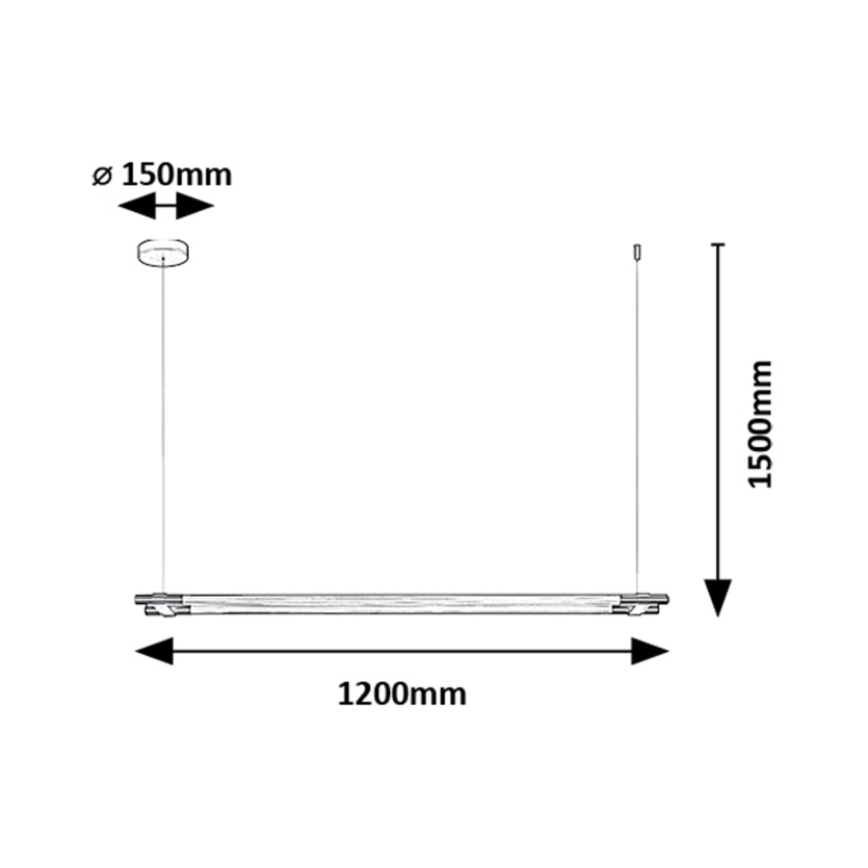 Rabalux - LED Hanglamp aan een koord LED/28W/230V 3000K